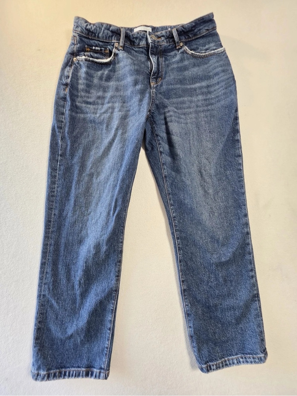 LOFT Classic Skinny Jeans in Medium Blue Denim